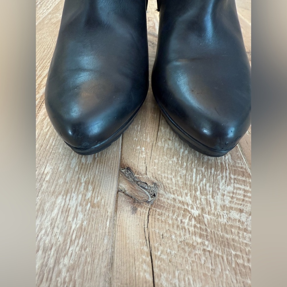 Paul Green Leather Heel Ankle Boots, Size 9.5 US EUC - Picture 7 of 11